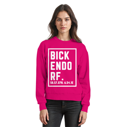 Bickendorf Koordinaten (großer Druck auf der Brust) - Basic Sweatshirt