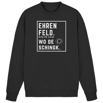 Wo de Sonn schingk - Ehrenfeld Druck - Basic Sweatshirt