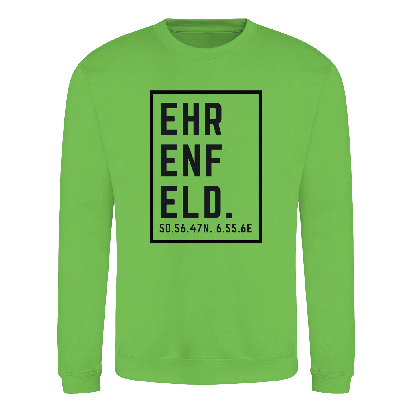 Ehrenfeld Koordinaten (großer Druck auf der Brust) - Basic Sweatshirt
