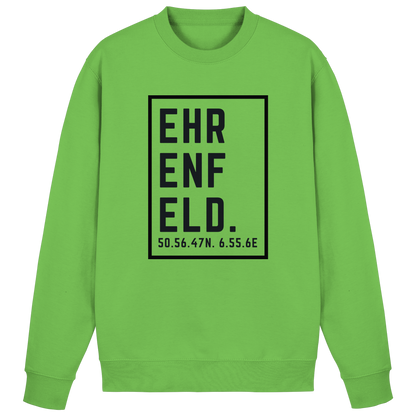 Ehrenfeld Koordinaten (großer Druck auf der Brust) - Basic Sweatshirt