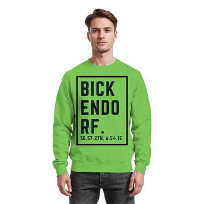 Bickendorf Koordinaten (großer Druck auf der Brust) - Basic Sweatshirt