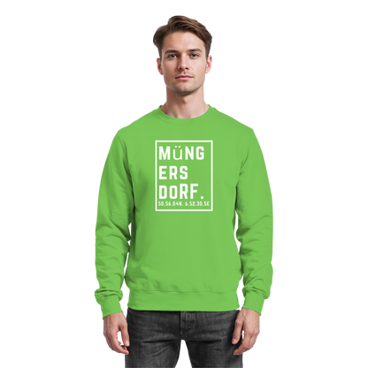 Müngersdorf Koordinaten (großer Druck auf der Brust) - Basic Sweatshirt