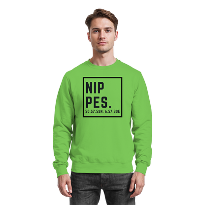 Nippes Koordinaten (großer Druck auf der Brust) - Basic Sweatshirt