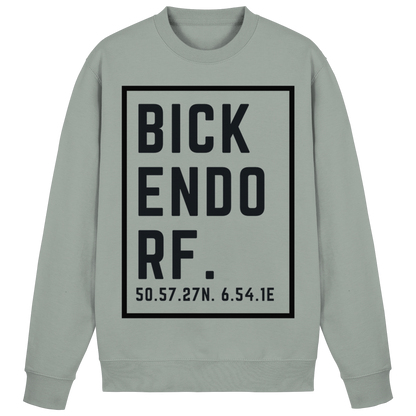 Bickendorf Koordinaten (großer Druck auf der Brust) - Basic Sweatshirt