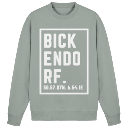 Bickendorf Koordinaten (großer Druck auf der Brust) - Basic Sweatshirt