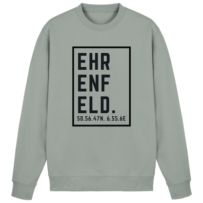 Ehrenfeld Koordinaten (großer Druck auf der Brust) - Basic Sweatshirt
