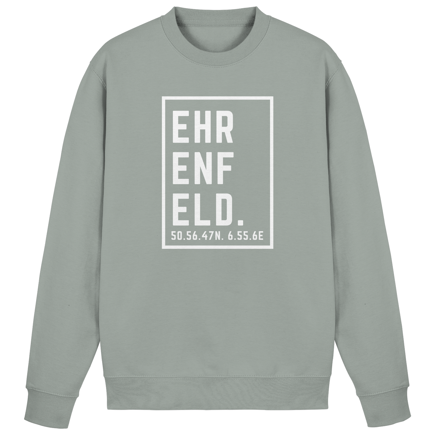 Ehrenfeld Koordinaten (großer Druck auf der Brust) - Basic Sweatshirt