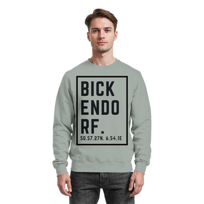 Bickendorf Koordinaten (großer Druck auf der Brust) - Basic Sweatshirt