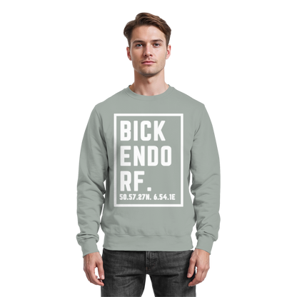 Bickendorf Koordinaten (großer Druck auf der Brust) - Basic Sweatshirt