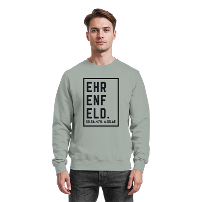 Ehrenfeld Koordinaten (großer Druck auf der Brust) - Basic Sweatshirt