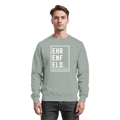 Ehrenfeld Koordinaten (großer Druck auf der Brust) - Basic Sweatshirt