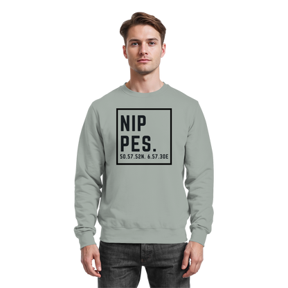 Nippes Koordinaten (großer Druck auf der Brust) - Basic Sweatshirt