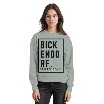Bickendorf Koordinaten (großer Druck auf der Brust) - Basic Sweatshirt