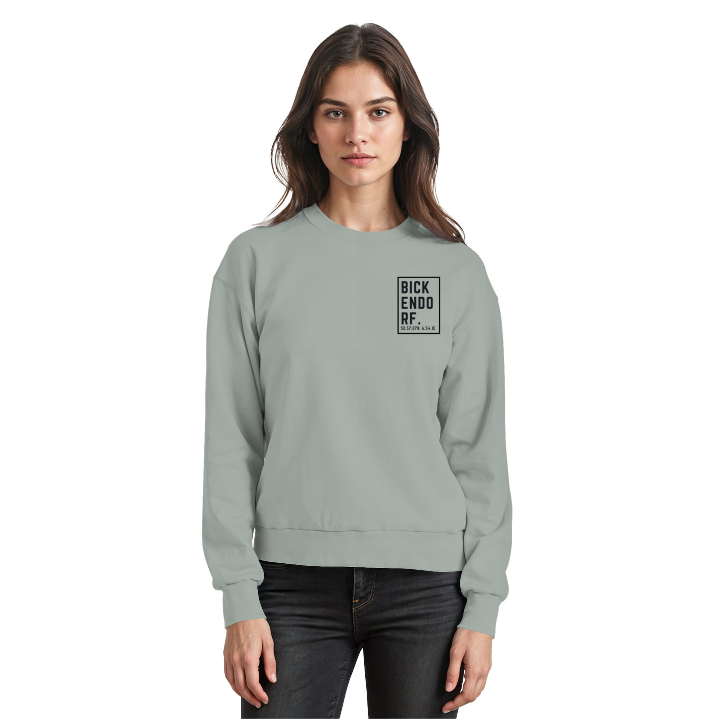 Bickendorf Koordinaten (kleiner Druck auf der Brust) - Basic Sweatshirt