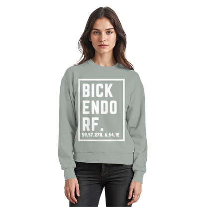 Bickendorf Koordinaten (großer Druck auf der Brust) - Basic Sweatshirt