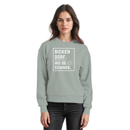 Wo de Sonn schingk - Bickendorf Druck - Basic Sweatshirt