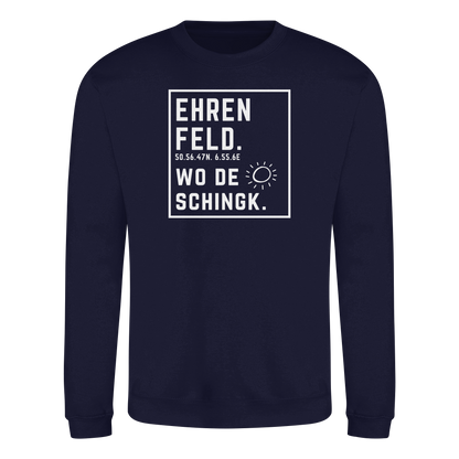 Wo de Sonn schingk - Ehrenfeld Druck - Basic Sweatshirt