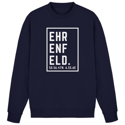 Ehrenfeld Koordinaten (großer Druck auf der Brust) - Basic Sweatshirt