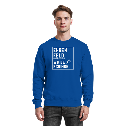 Wo de Sonn schingk - Ehrenfeld Druck - Basic Sweatshirt