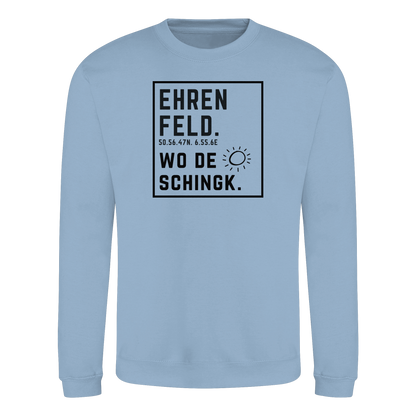 Wo de Sonn schingk - Ehrenfeld Druck  - Basic Sweatshirt