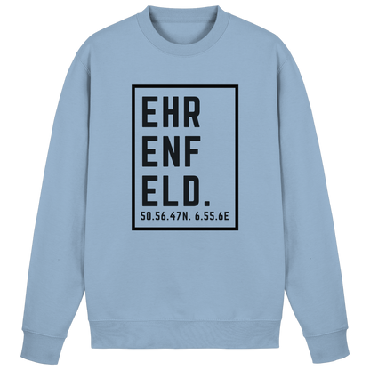 Ehrenfeld Koordinaten (großer Druck auf der Brust) - Basic Sweatshirt