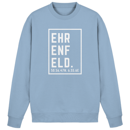 Ehrenfeld Koordinaten (großer Druck auf der Brust) - Basic Sweatshirt