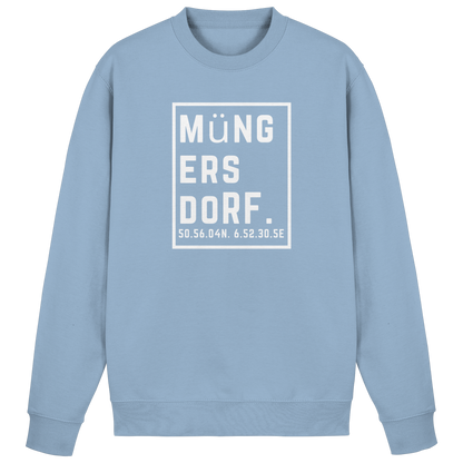 Müngersdorf Koordinaten (großer Druck auf der Brust) - Basic Sweatshirt