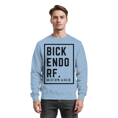 Bickendorf Koordinaten (großer Druck auf der Brust) - Basic Sweatshirt
