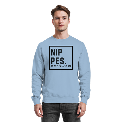 Nippes Koordinaten (großer Druck auf der Brust) - Basic Sweatshirt