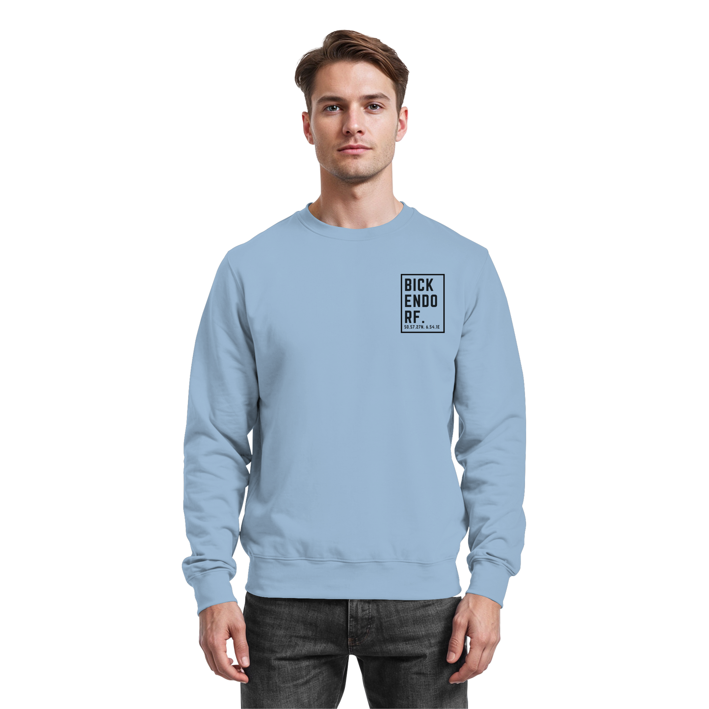 Bickendorf Koordinaten (kleiner Druck auf der Brust) - Basic Sweatshirt