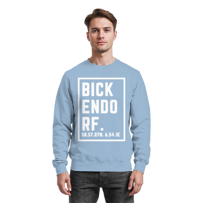 Bickendorf Koordinaten (großer Druck auf der Brust) - Basic Sweatshirt