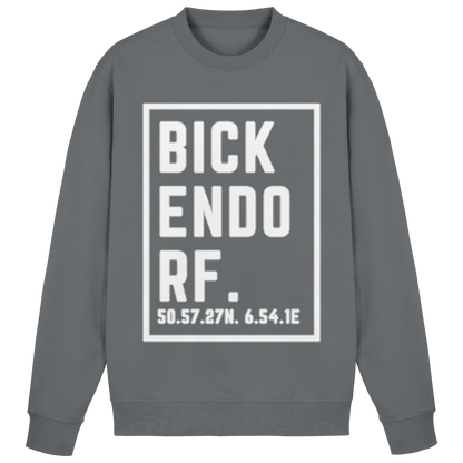 Bickendorf Koordinaten (großer Druck auf der Brust) - Basic Sweatshirt