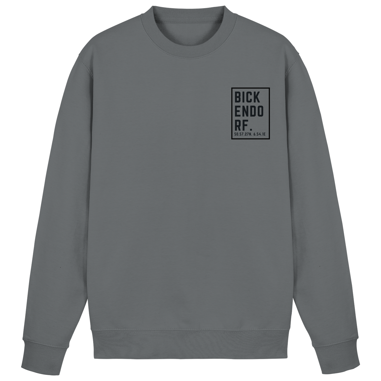 Bickendorf Koordinaten (kleiner Druck auf der Brust) - Basic Sweatshirt