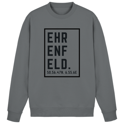 Ehrenfeld Koordinaten (großer Druck auf der Brust) - Basic Sweatshirt