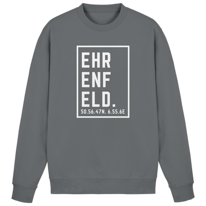 Ehrenfeld Koordinaten (großer Druck auf der Brust) - Basic Sweatshirt
