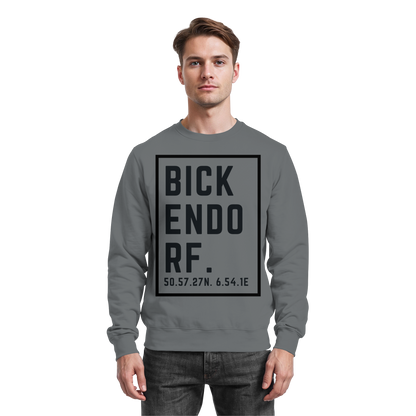 Bickendorf Koordinaten (großer Druck auf der Brust) - Basic Sweatshirt