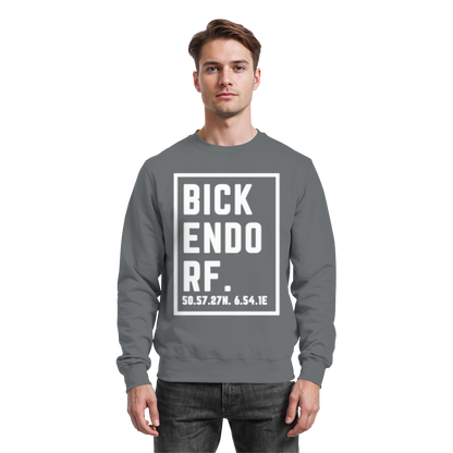 Bickendorf Koordinaten (großer Druck auf der Brust) - Basic Sweatshirt