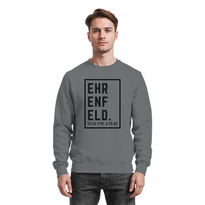 Ehrenfeld Koordinaten (großer Druck auf der Brust) - Basic Sweatshirt