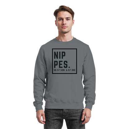Nippes Koordinaten (großer Druck auf der Brust) - Basic Sweatshirt