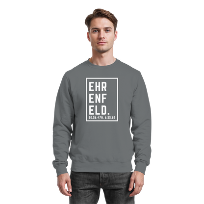 Ehrenfeld Koordinaten (großer Druck auf der Brust) - Basic Sweatshirt