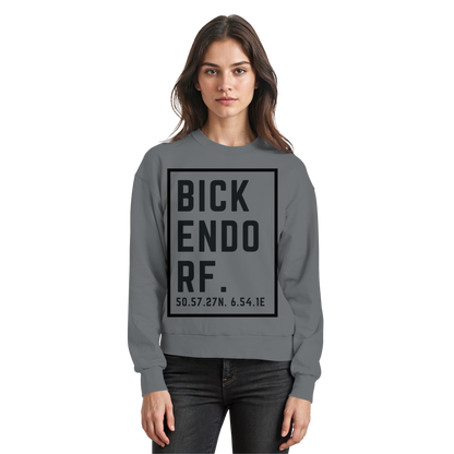 Bickendorf Koordinaten (großer Druck auf der Brust) - Basic Sweatshirt