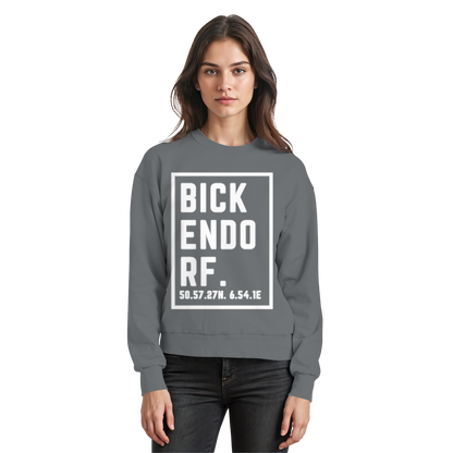 Bickendorf Koordinaten (großer Druck auf der Brust) - Basic Sweatshirt