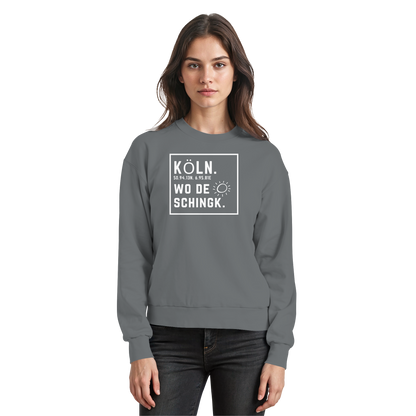 Wo de Sonn schingk - Köln Druck - Basic Sweatshirt