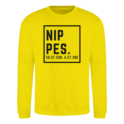 Nippes Koordinaten (großer Druck auf der Brust) - Basic Sweatshirt