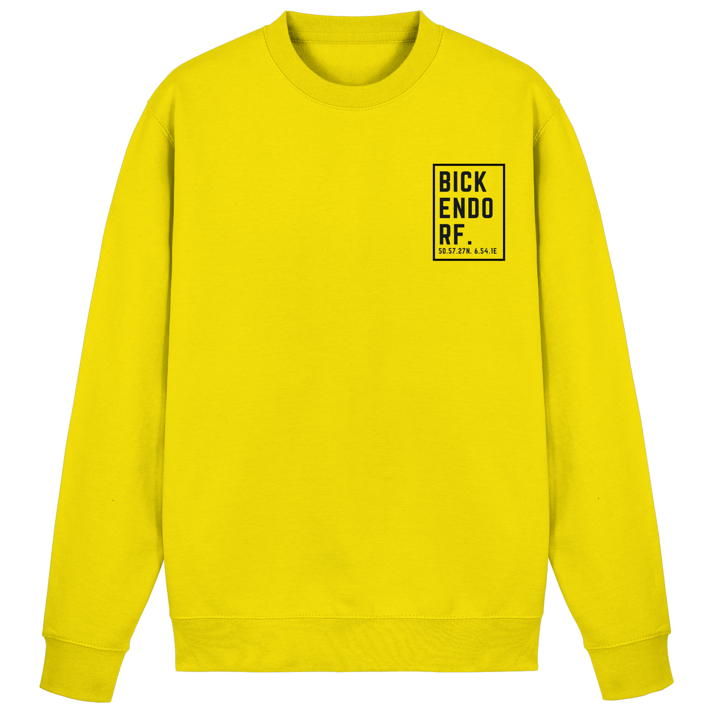 Bickendorf Koordinaten (kleiner Druck auf der Brust) - Basic Sweatshirt