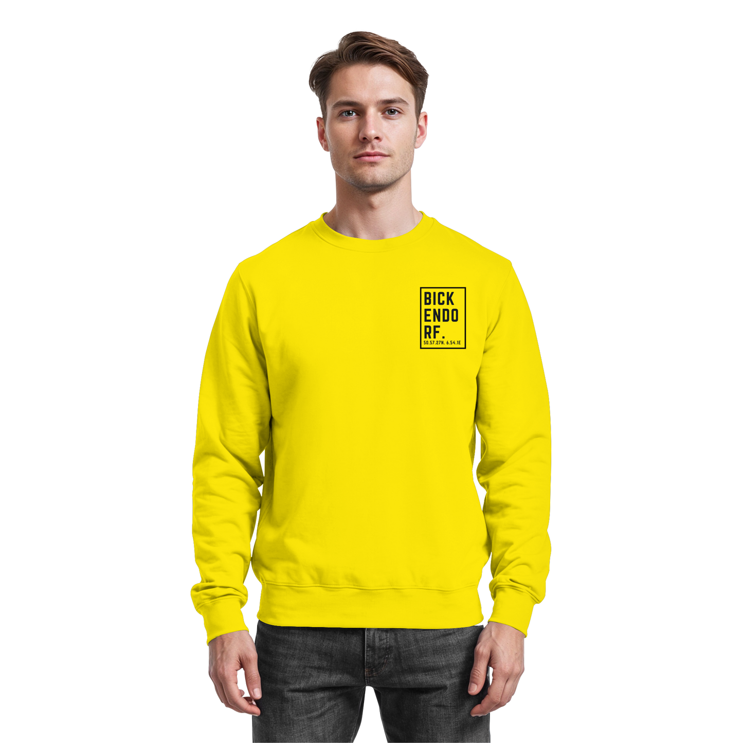 Bickendorf Koordinaten (kleiner Druck auf der Brust) - Basic Sweatshirt