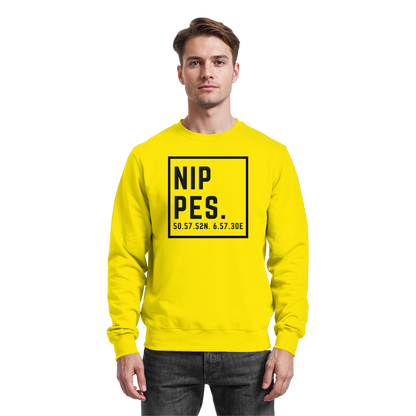Nippes Koordinaten (großer Druck auf der Brust) - Basic Sweatshirt