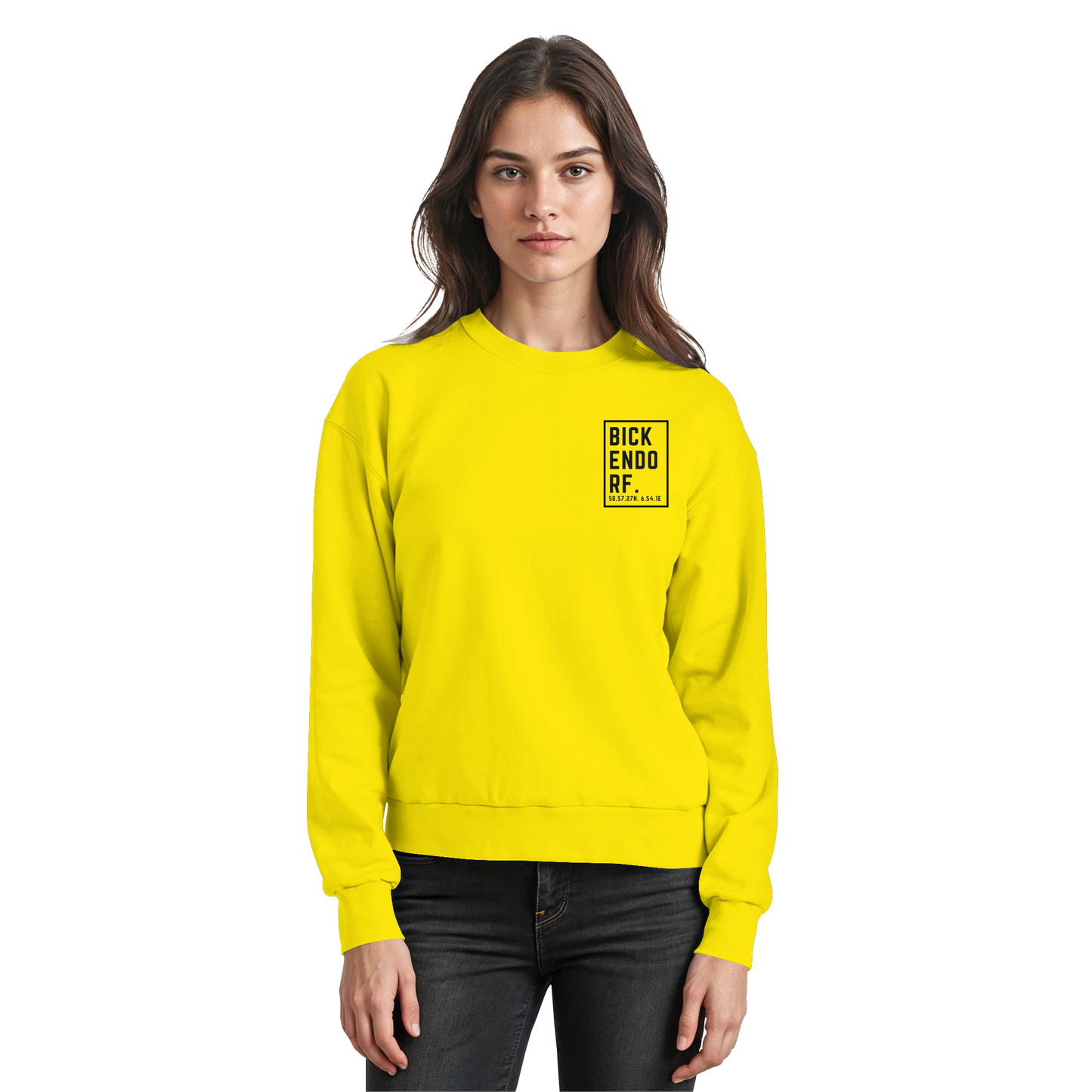 Bickendorf Koordinaten (kleiner Druck auf der Brust) - Basic Sweatshirt