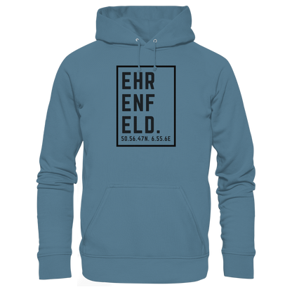 Ehrenfeld Koordinaten (großer Druck auf der Brust) - Basic Unisex Hoodie