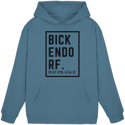 Bickendorf Koordinaten (großer Druck auf der Brust) - Basic Unisex Hoodie